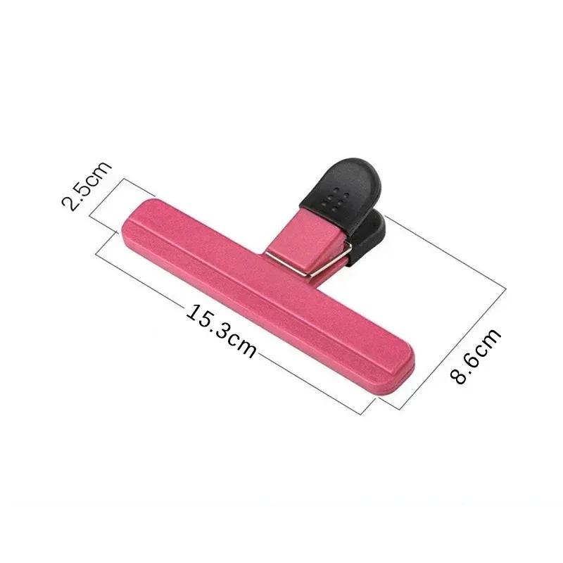 Portable Bag Clips Kitchen Storage Food Snack Seal Sealing Bag Clips Sealer Clamp Plastic Tool Kitchen Organization Accessories