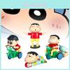 Adorable Crayon Shinchan Pvc Figurine Set Cute Cartoon Blind Box Collection