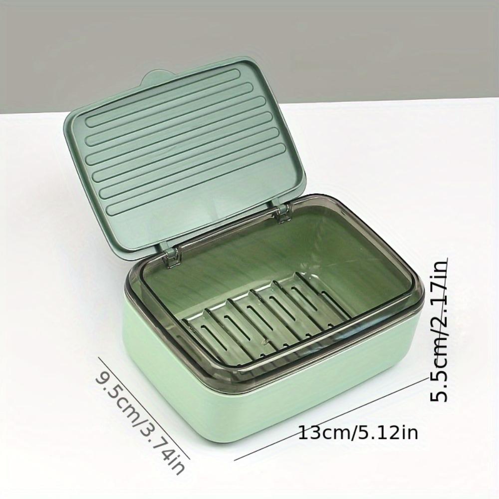 Sealed Soap Dish with Lid, Large Capacity Portable Travel Soap Box, Waterproof Storage for Home, Dorm & Student Use