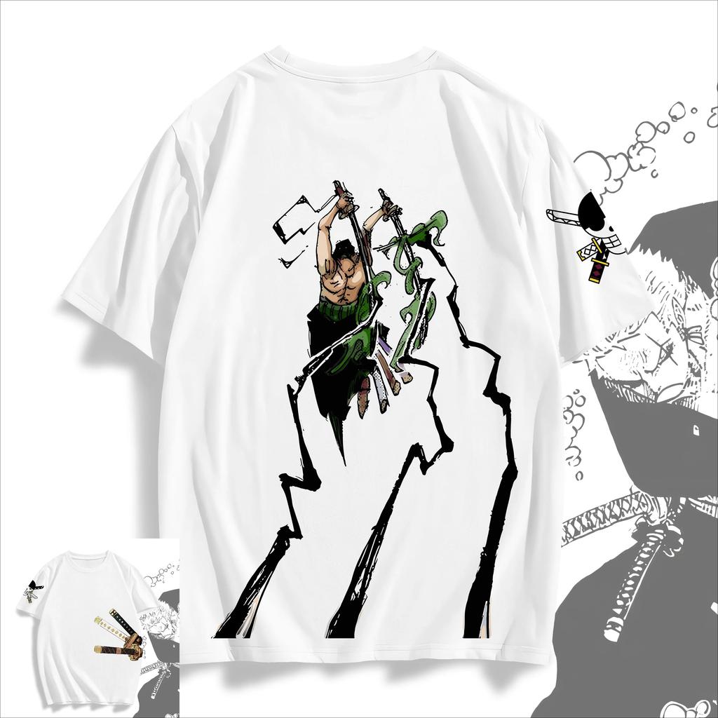 Summer Vintage Anime One Piece 3d Print Loose Short Sleeve Tops Fashion Unisex Unisexga Breathable Japanese Classic Anime Tshirt
