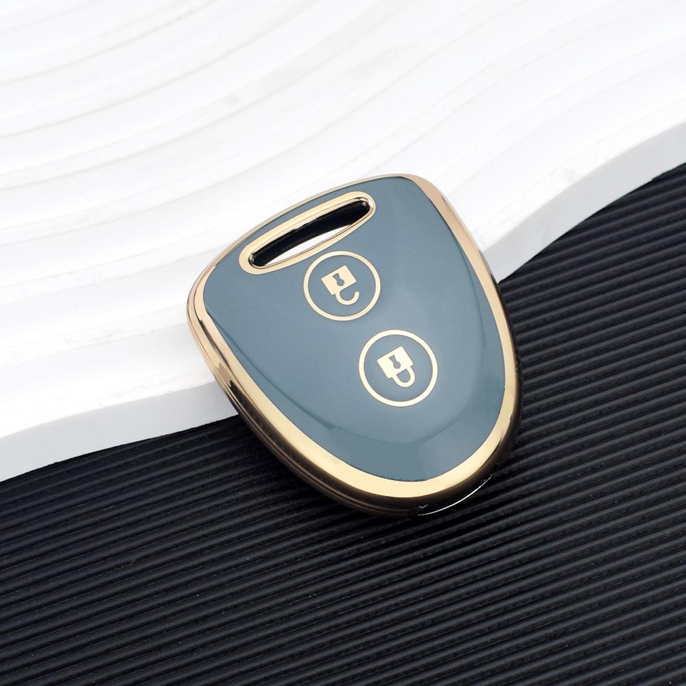 For TOYOTA Daihatsu Xenia PERODUA Alza Myvi Axia Grand New Avanza 2 3 Button TPU Car Key Cover Case Remote Key