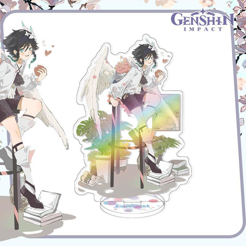 

4 мм толщиной двухсторонний HD акриловый стенд бренд расписанный вручную простой лазерный стенд оригинальный Magic Stand 10. Wendi