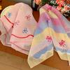 Elegant Fresh Small Scarf Thin Triangular Hair Band Elegant Headscarf  Girls