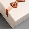 Yousheng Ribbon Bow Gift Box with Cushion Valentine's Day Bridesmaid Wedding Birthday Present Wrapping Box with Lid Portable Jewelry Packaging Box