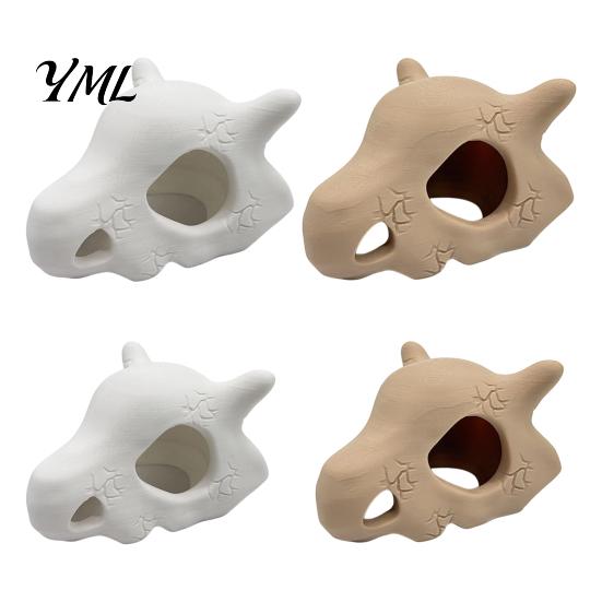 Shrimp Breeding House Skull Fish Tank Decoration Cave, Realistic Durable PLA Hideout Underwater Landscaping Decor Shelter, 3D Printed Habitat Ornament