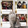 2026 Hip Cat Wall Calendar 3 Cool Cats In Sunglasses Trendy Attire Must Have for Cat Lovers Perfect Gift and Home Decor