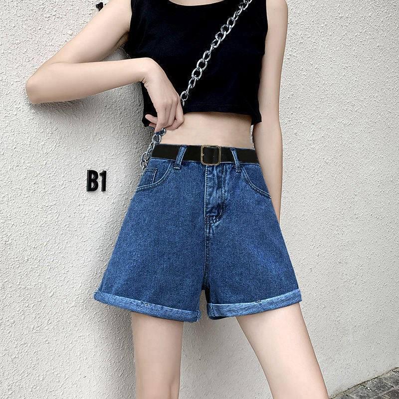 High-Waisted Denim A-Line White Shorts for Women - Summer 2024 Trend