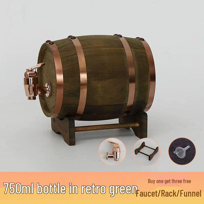 

Декор в виде винтажной дубовой винной бочки Анму