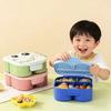 Bärbar matpicknicklåda Mikrovågssäker lunchbehållare för barn Skola Kontor