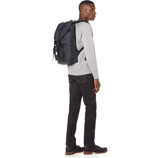 Рюкзак Herschel Little America black crosshatch/black rubber (10014-02093)