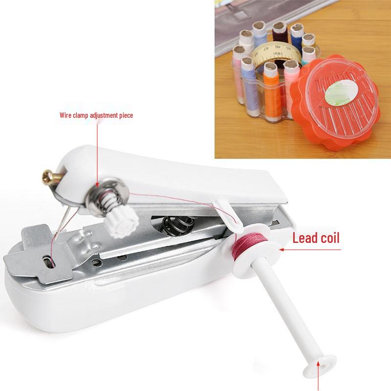 Kompakte Handnähmaschine - Tragbar & Automatisch für Heimschneiderei