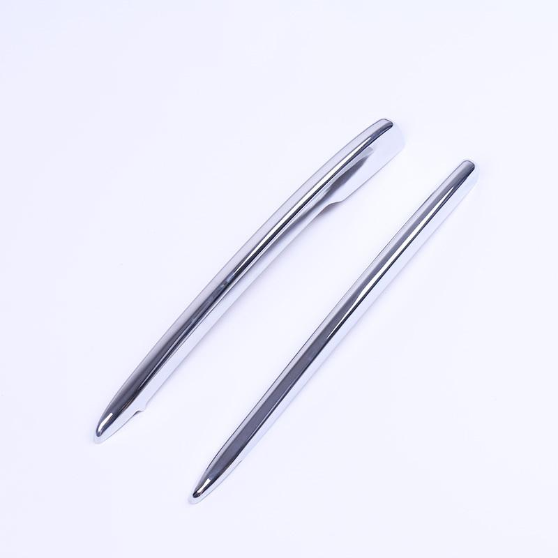 For Volvo XC90 2015- ABS Chrome Front Fog Lamp Decoration Rear Fog Lamp Decoration Cover Sticker Exterior Car Stickers