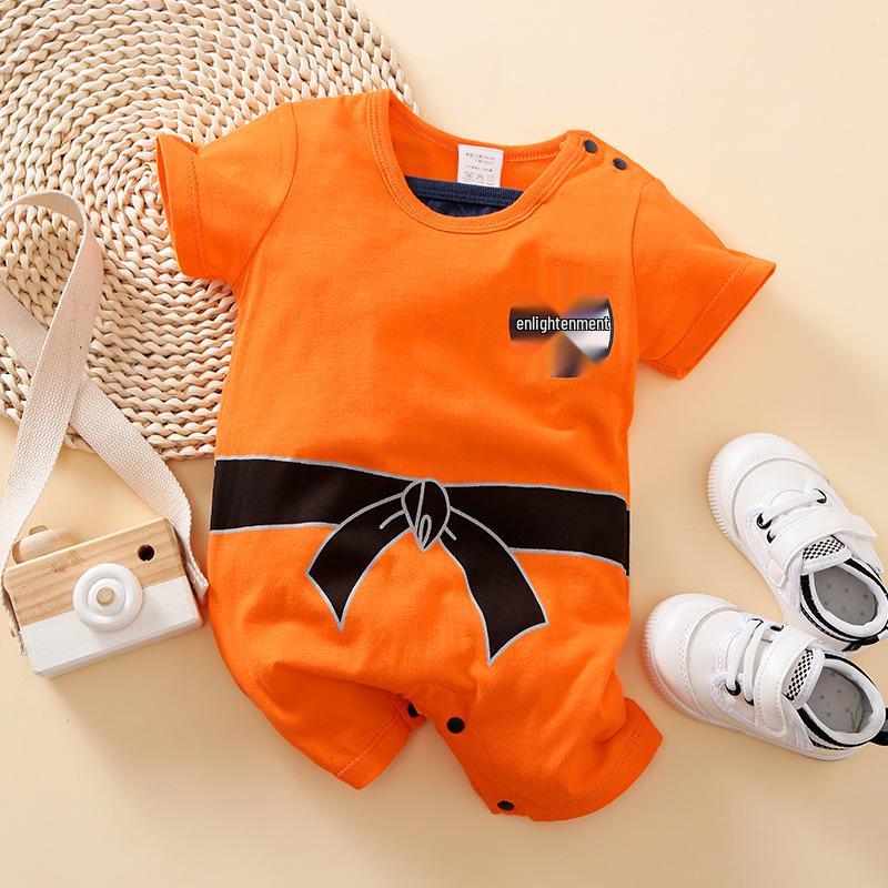 Goku Series Baby Short Sleeve Onesie - Newborn Cotton Romper
