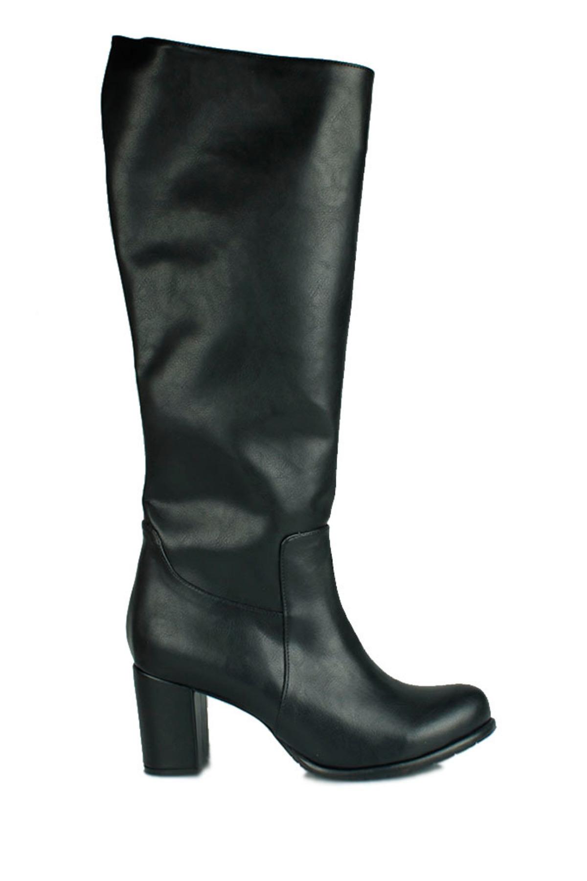 

Women s Plus Size 111750 014 Black Big & Small Boots 41