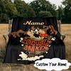 Custom Name Troublemaker Taz Devil Blanket  Ideal Bedding Blanket Perfect for Travel, Camping, Living Rooms, Offices, Sofas, Fan Christmas gift