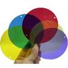Iridescent Laser PVC Hanging Ornaments - Transparent Seven-Color Shapes for Kindergarten and Festival Décor