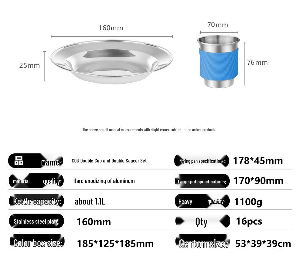 New Outdoor Cookware Set: Camping Teapot & Kettle Combo
