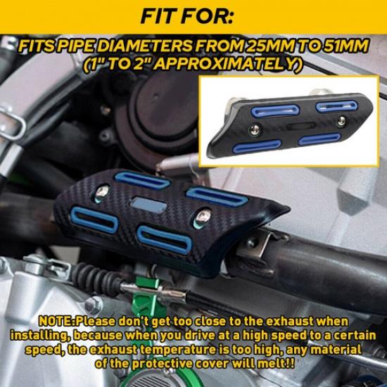 4-Stroke Pipe Heat Shield Cover Guard For Yamaha YZ250F WR250F YZ450F WR450F