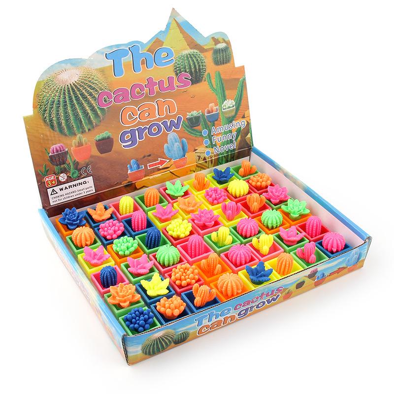 Expandable Foam Water Cactus Toy for Kids - Creative Night Market Gift
