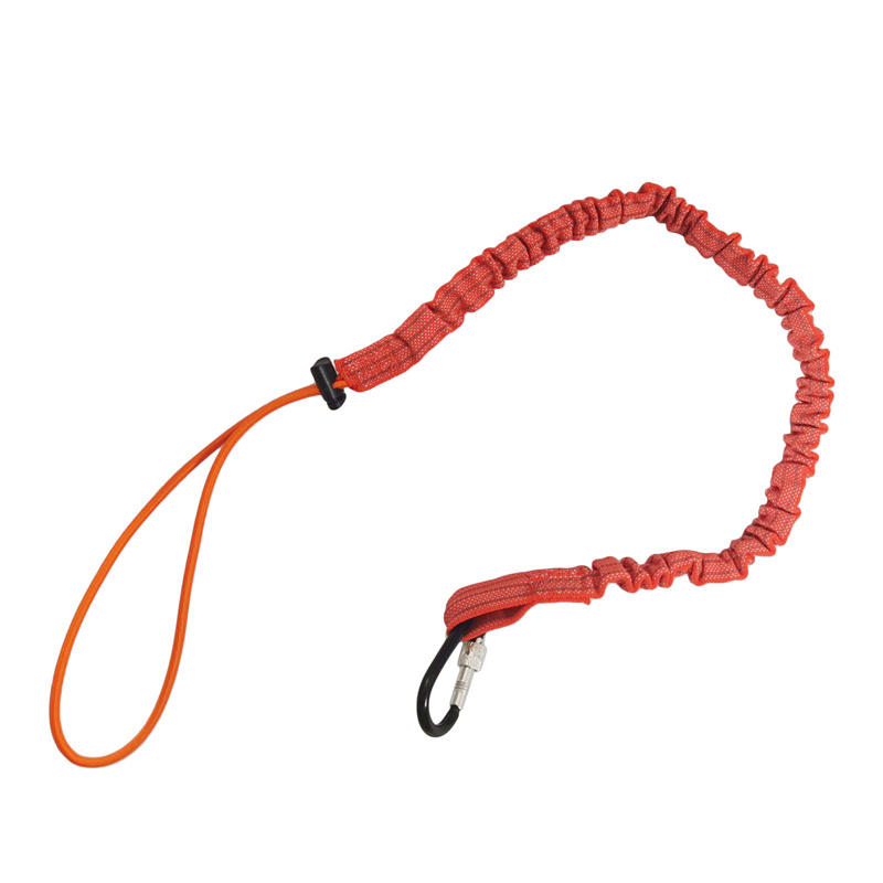 Carabiner Tool Lanyard Retractable Safety Rope Telescopic Elastic Anti-fall Outdoor Tools Buckle For Climbing Accessories