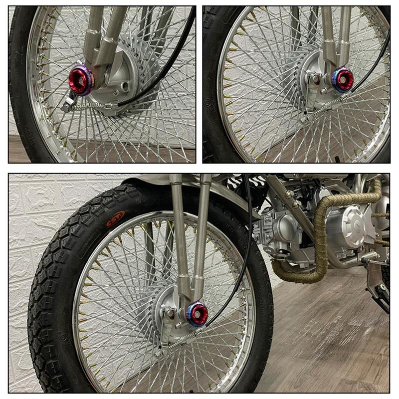 Motorcykeltillbehör Moto Fallskydd för Motorcykelhjul Avgassystem Ram Slider Anti Krockkudde Skydd