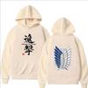 Hot Sale Attack on Titan Anime Print Hoodie Men Women Harajuku Hip Hop Vintage Soft Sweatshirt Trendy Streetwear for Daily Looks