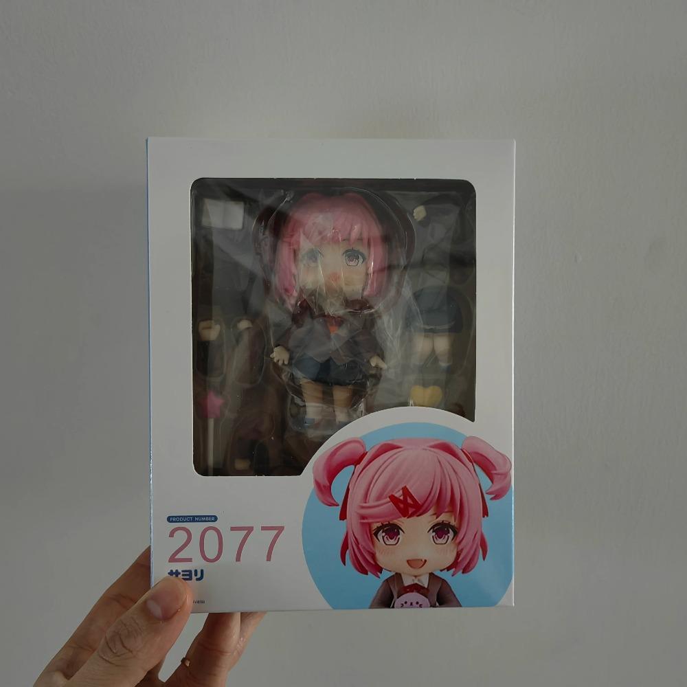 Doki Doki Literature Club! Monika 1817 Cute Girl  Articulated Figure Model Toys Christmas Gift 10cm