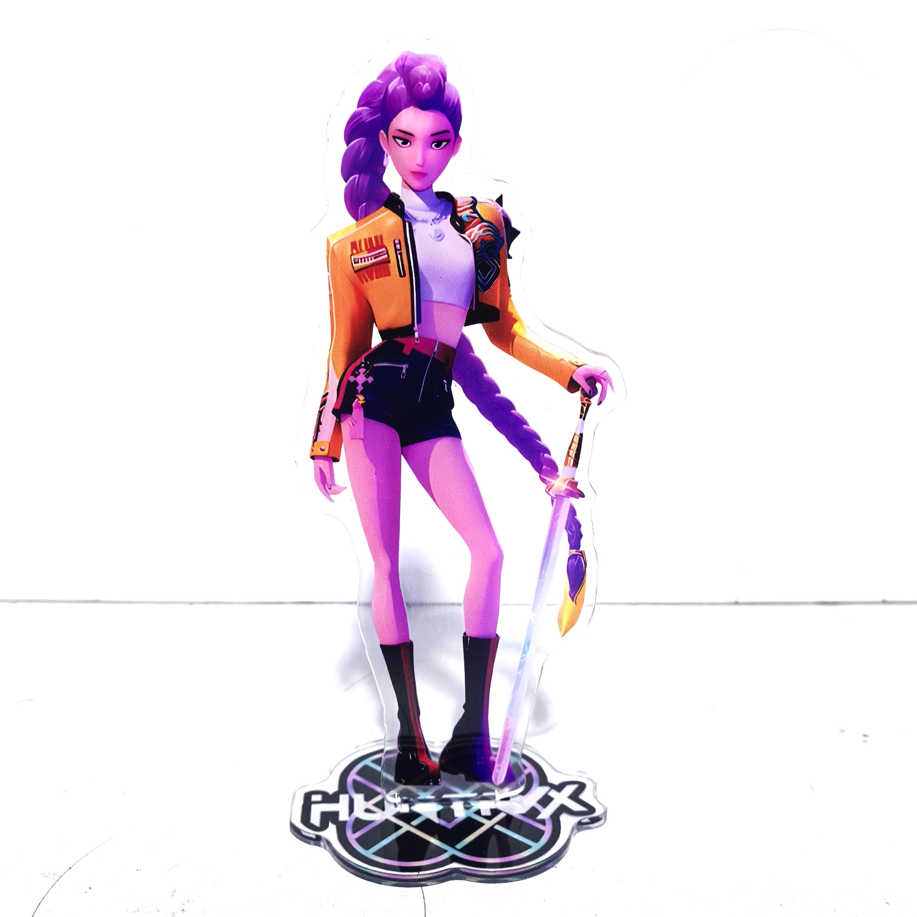 Anime 15cm/5.91in Saja Jongens Acryl Stand K-POP:Demon Hunters Randapparatuur Desktop Display Collectie Verjaardagscadeau voor Meisjes Jongens