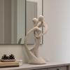 Couple Sculpture,Modern Abstract Resin Kissings Lovers Statue Ornament for Living Room Coffee Table Shelf Accent Decors