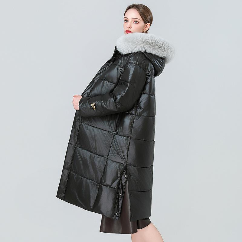 YYFS Women's Fashion Casual Fall Winter Solid Color Print Long Sleeve Jackets & Coats Down Coats