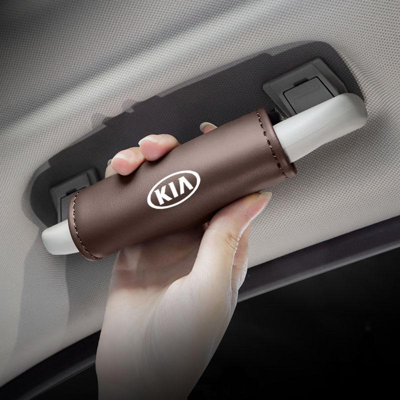 Car PU Leather Roof Handle Anti-Scratch Protector Mat For Kia Morning Picanto Rio Stonic Sportage Ceed Optima Forte 5 3 4 K7 K5