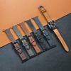 Calf Leather Watch Band for apple watch strap 49mm 44 45mm 42 40mm 41mm Woman Man bracelet for iWatch series 8 7 6 5 4 3 Se Band