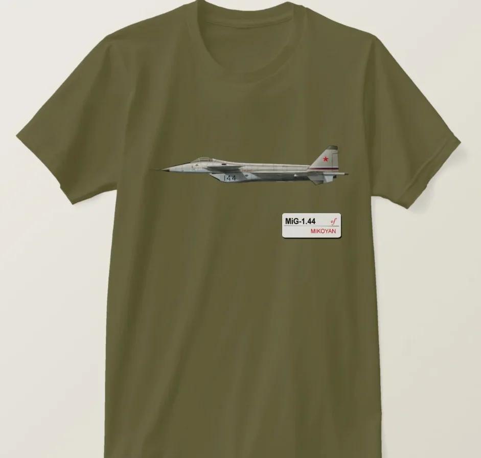 Russian Aerospace Force MiG 144 Fighter TShirt 100 Cotton ONeck Summer Short Sleeve Casual Unisexs Tshirt Size S3XL
