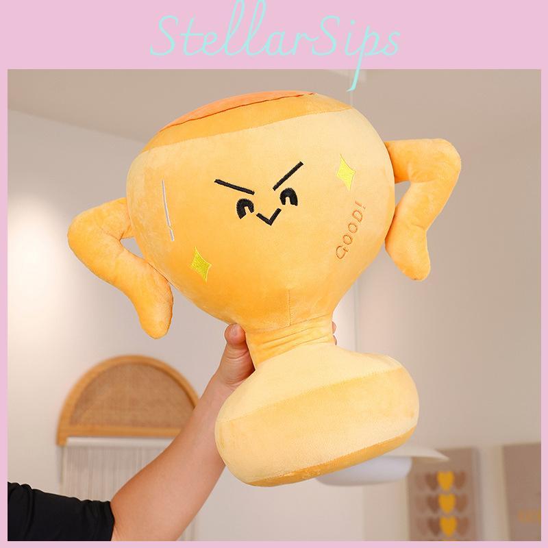 Cartoon Cute Creative Trophy Plush Toy Girls Kid Sleep Companion Festive Gift