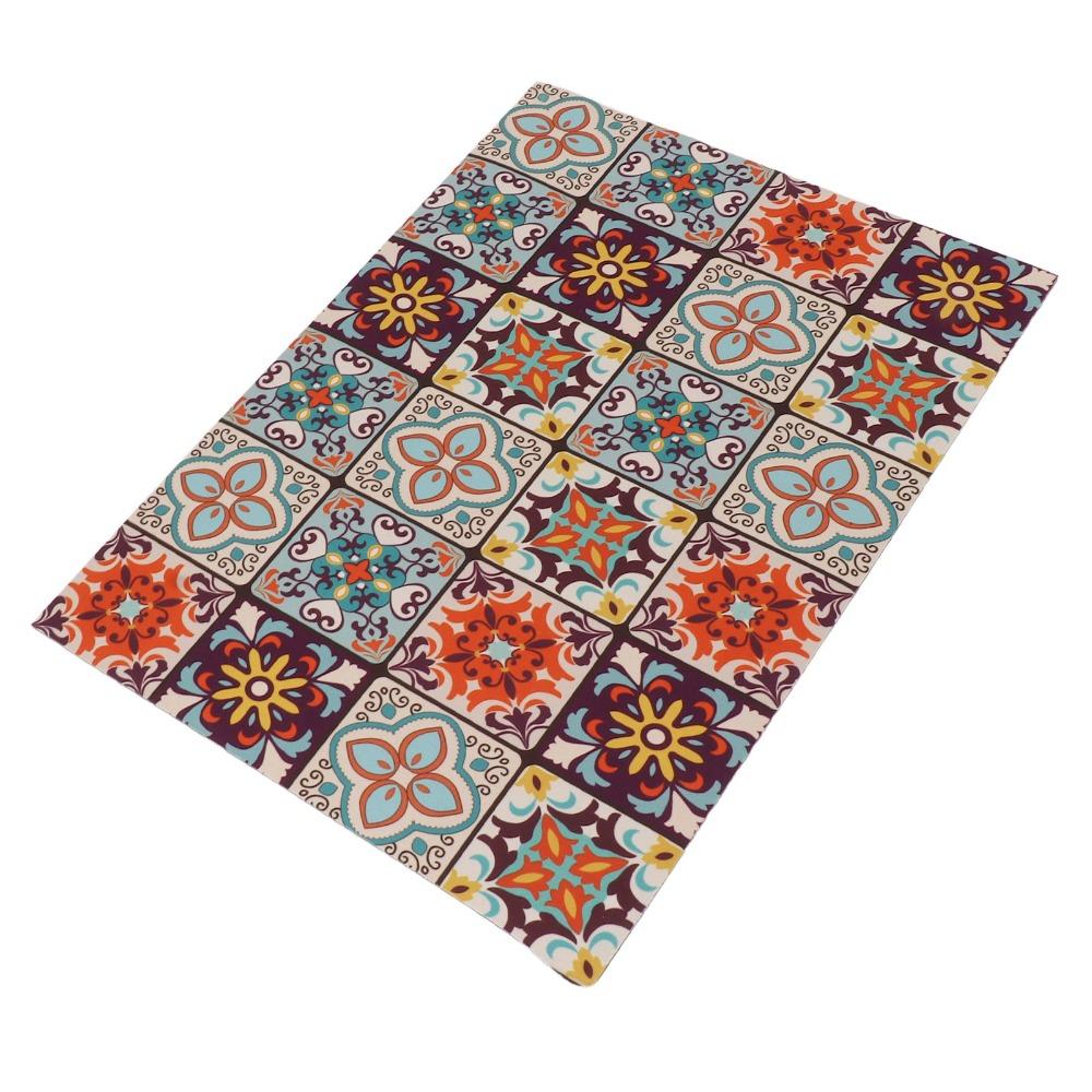 Multicolored Coffee Bar Mat Waterproof Coffee Maker Mat Versatile Table Placemat Kitchen Use