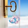 6Pcs Acrylic Double Sided Animals Diamond Painting Keychain Diamond Painting Art Keychain Pendant for Home Birthday Party Decor
