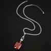 Jewelry Copper Bottom Gold-Plated Simulation Color Treasure Generous Diamond Luxury Pendant Necklace 20 * 28