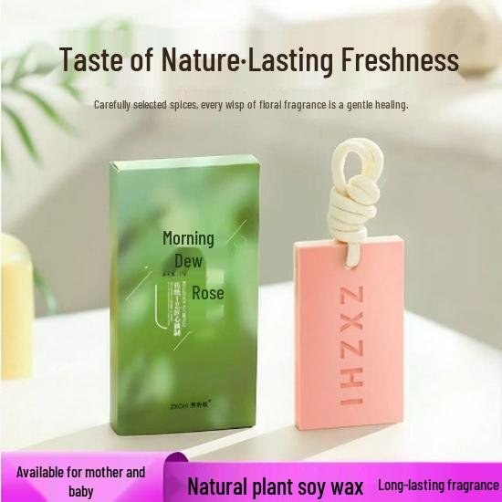 High-End Scented Wax Tablet: Luxury Pendant Diffuser with Plant Essential Oils, Long-Lasting Flameless Aroma, Trending Item.