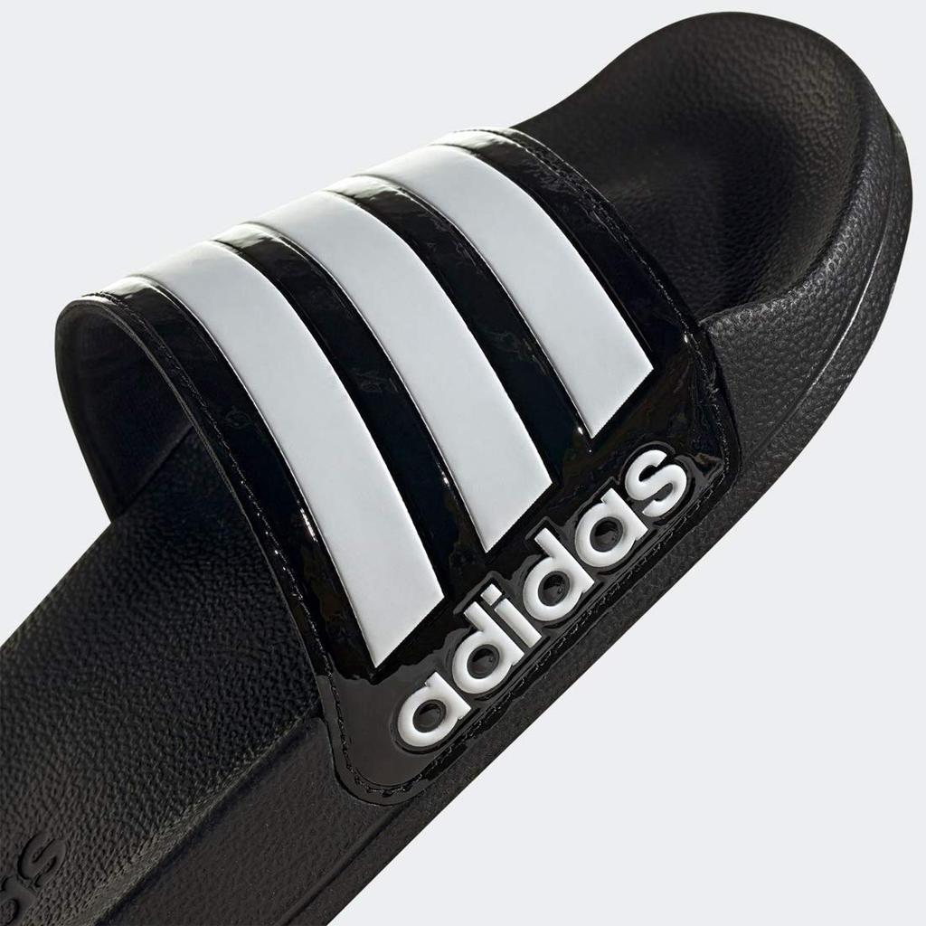 Adidas Adilette sprchové sandály W ADILETTE SPRCHOVÉ PÁSKY Základní bílá FZ2852 Autentický produkt Adidas Japonsko [Adidas] Černá/Obuv 27.0cm