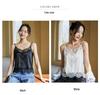 Women's French Lace Satin Camisole – Summer Layered Tank Top