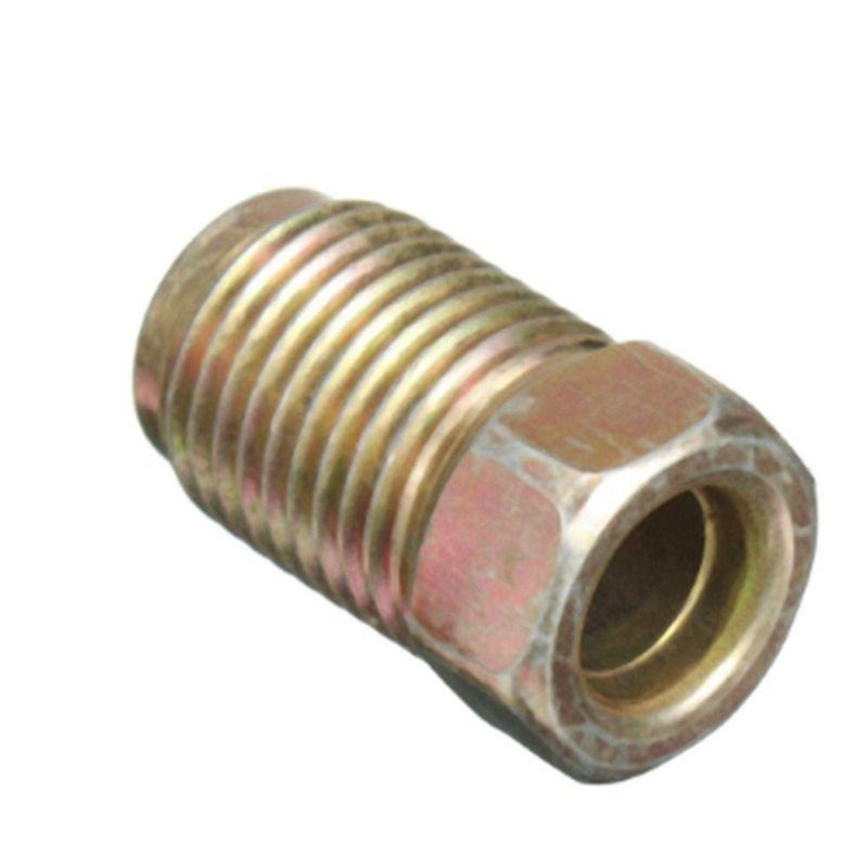 Durable 10mm X 1mm Screw Nuts for 3/16 Inch Metric Braking Tubes Metal Male Short Brake Pipe Nuts Kit Auto