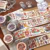 4.5*300cm 1roll Cute Cartoon Washi Tape Set, Kawaii Journal Decorations, DIY Scrapbooking Stickers for Girls