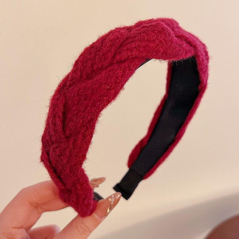 Diadema de Lujo Otoño/Invierno para Mujer - Elegante Pinza Superior de Calavera de Ala Ancha para Cabello y Lavado Facial.