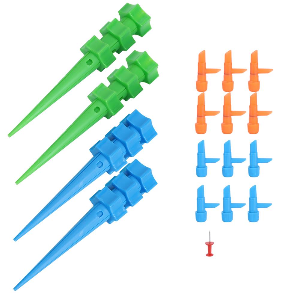 12Pcs Flower Potted Plant Adjustable Automatic Watering Sprinkler with Valve Irrigation Tools