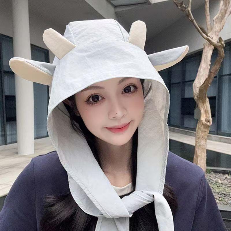 Playful Devil Hat with Quick Dry Comfort for Daily and Outdoor Use