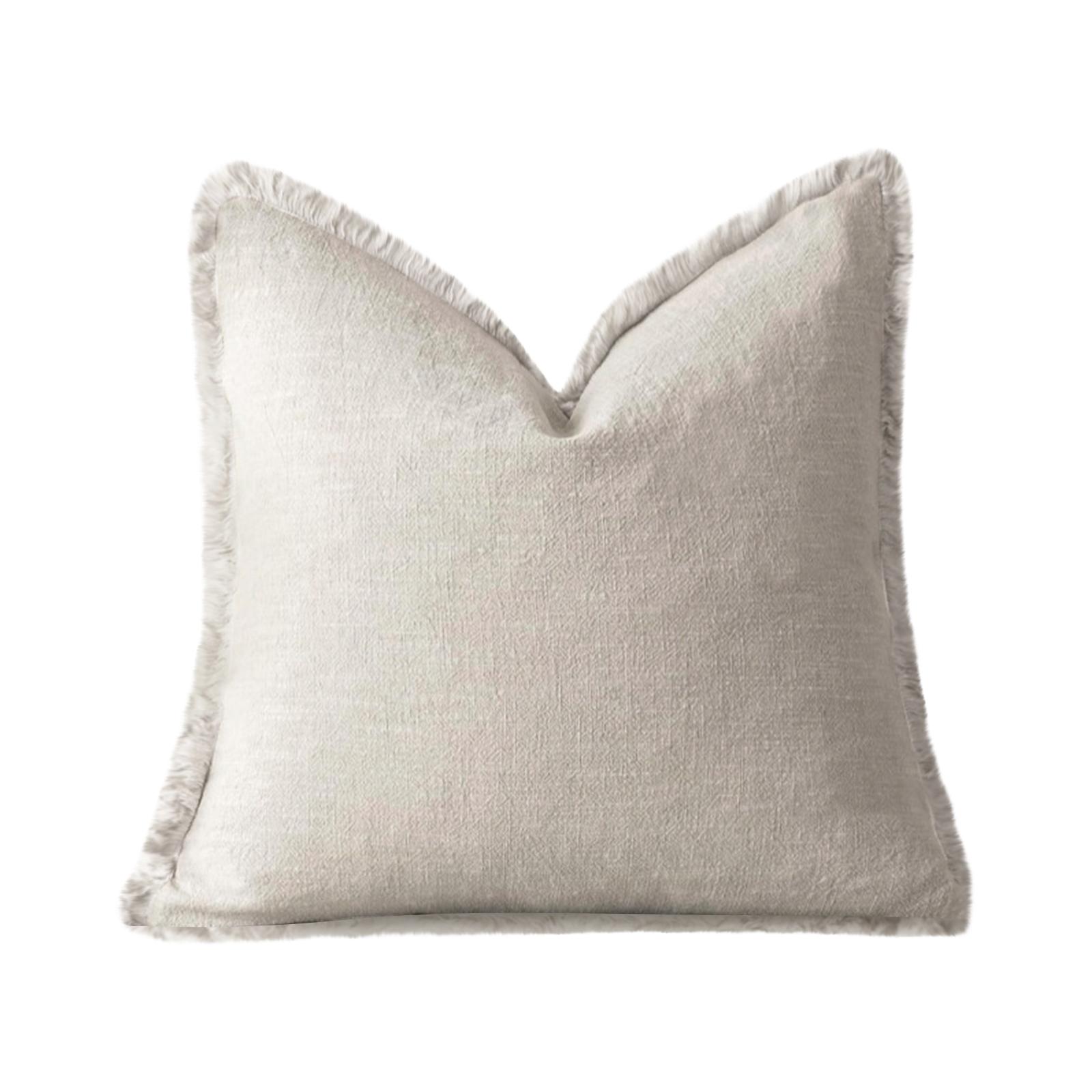 

Pillow Covers 18x18 Inch Luxury Soft Pattern Decorative Throw Pillowcases For Sofa Couch One Size бежевый