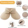 1pc Sun Visor Hats for Women Wide Brim Straw Roll-Up Ponytail Summer Beach Hat UV UPF Packable Foldable Travel Boho Bow