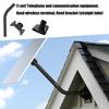 Weatherproof Pipe Adapter Stand For Internet Antennas 360 Degree Adjustable Mounting System For Fixed Wireless Terminals
