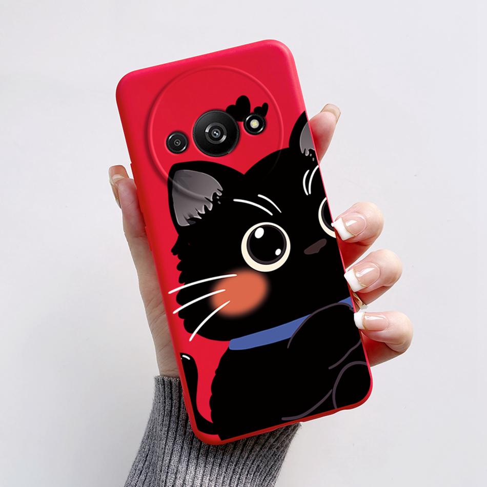 Astronaut Case For Xiaomi Redmi A3 Phone Case Etui Redmi A3 global version Cover Soft Silicone Redmi A3 A 3 RedmiA3 Funda Pouch