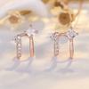 2026 Temperament Double-layer Earclip Earrings Without Piercings, Korean Trend Temperament, Earbone Clip Earrings Without Holes